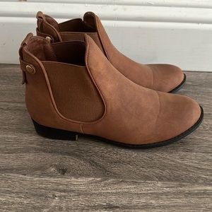 Brown booties
